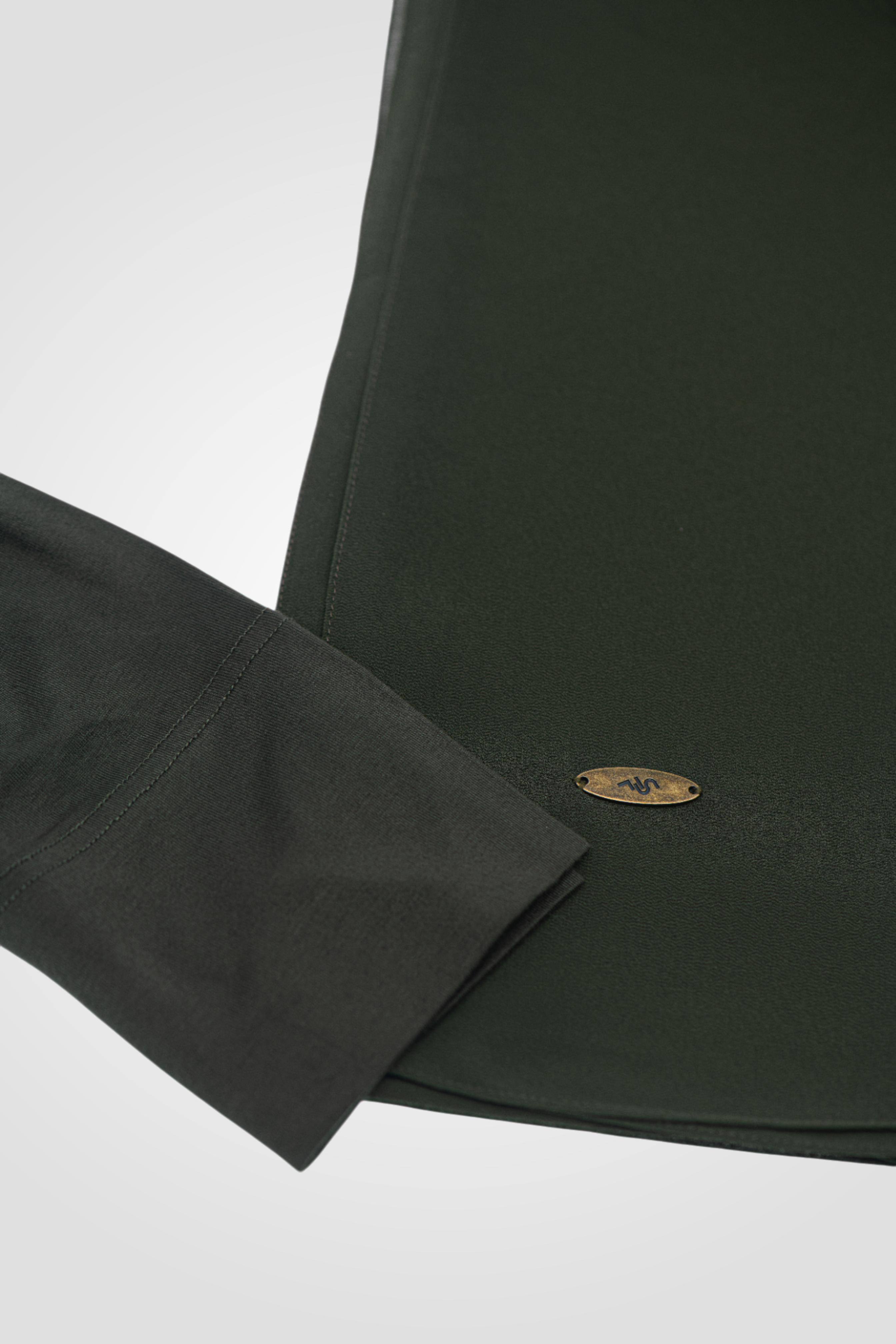 Matching Chiffon Hijab Set - ARMY GREEN