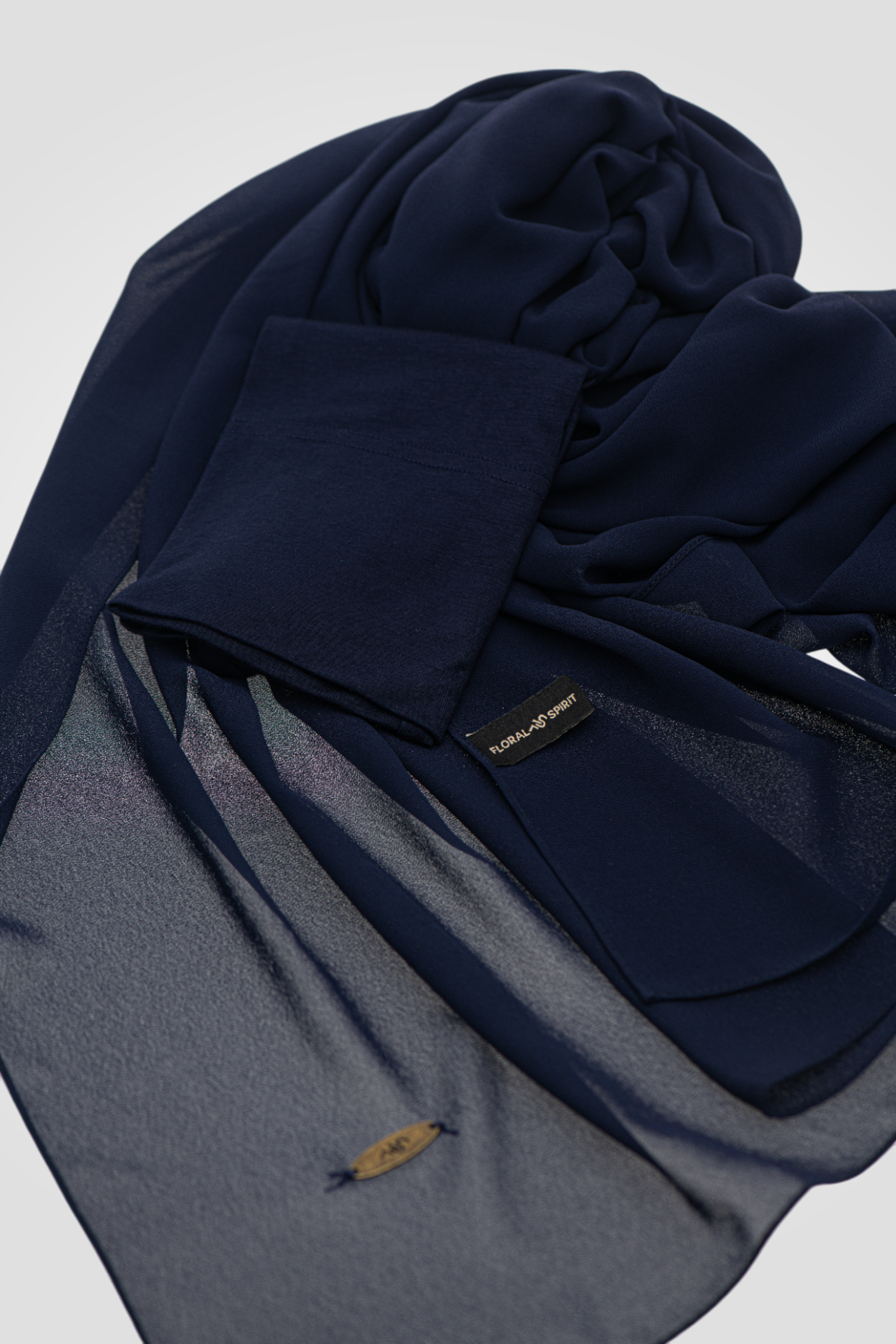 Chiffon Hijab  - DARK BLUE