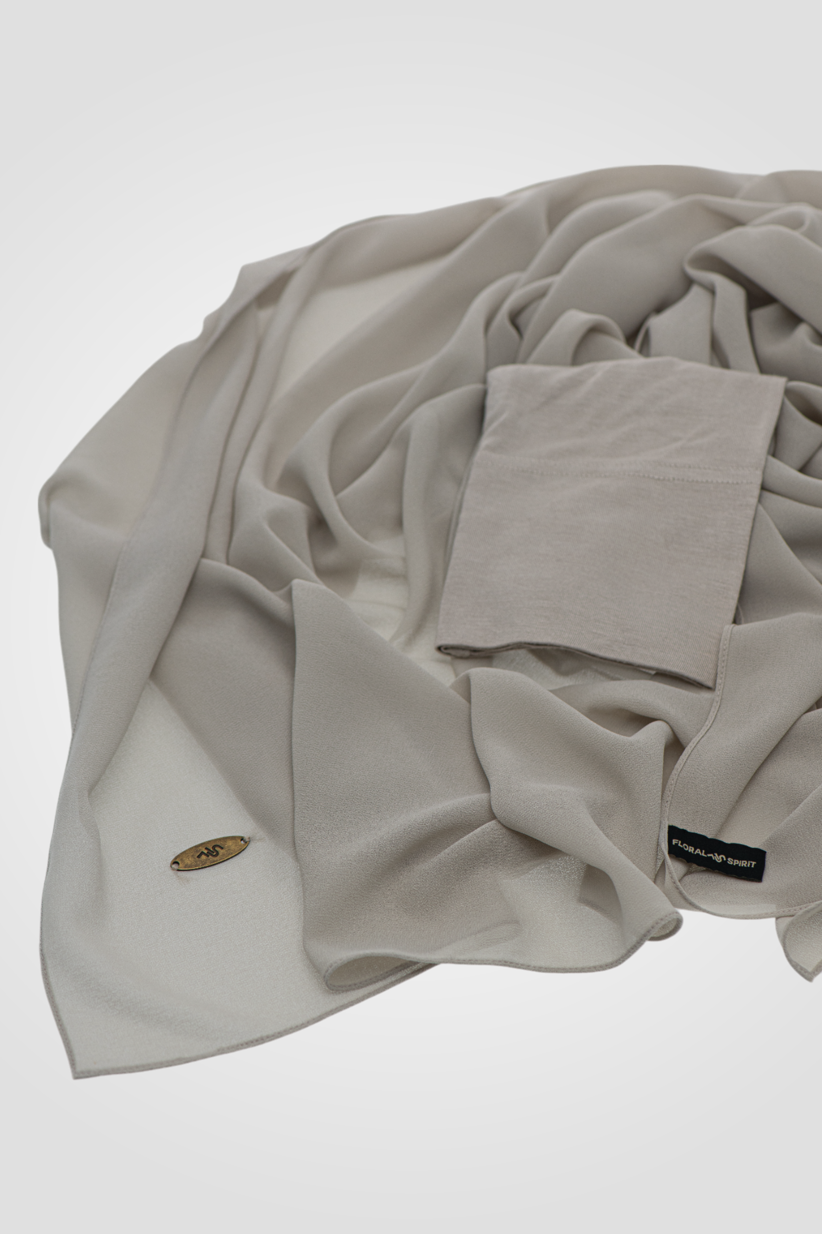 Chiffon Hijab  - BONE