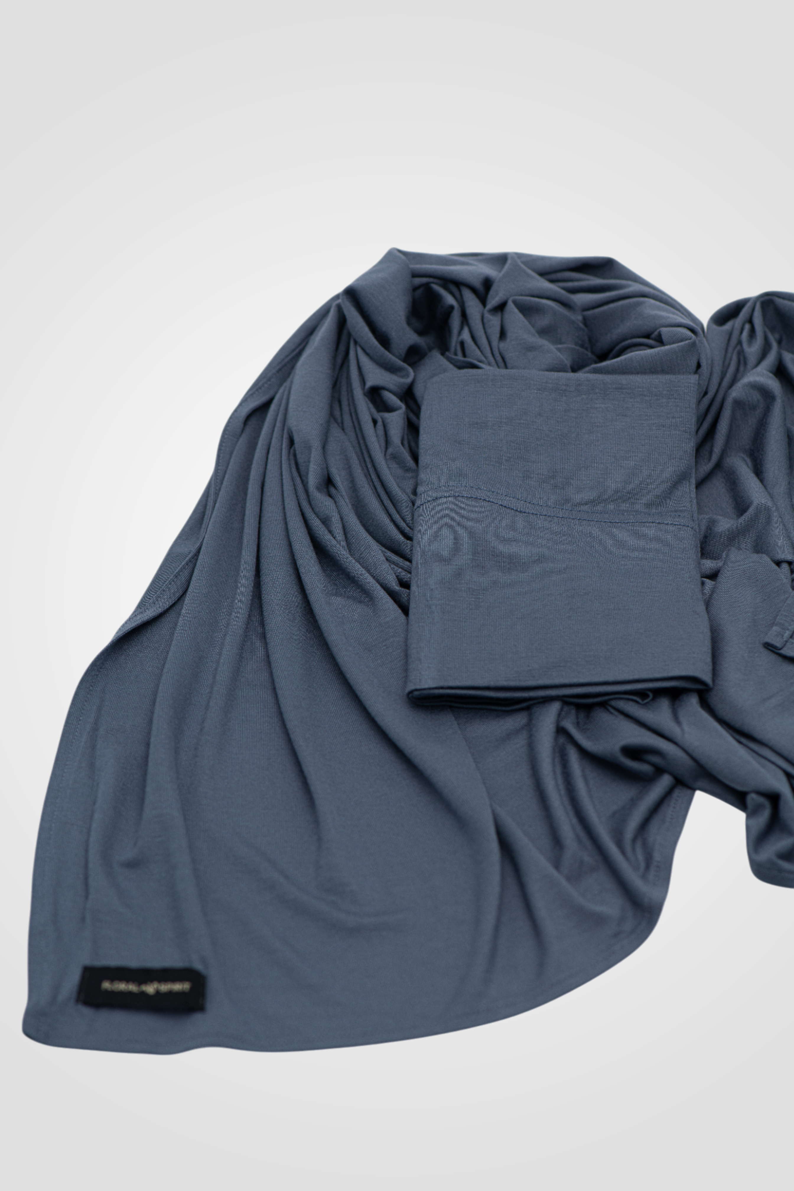 Matching Premium Jersey Hijab Set - DENIM