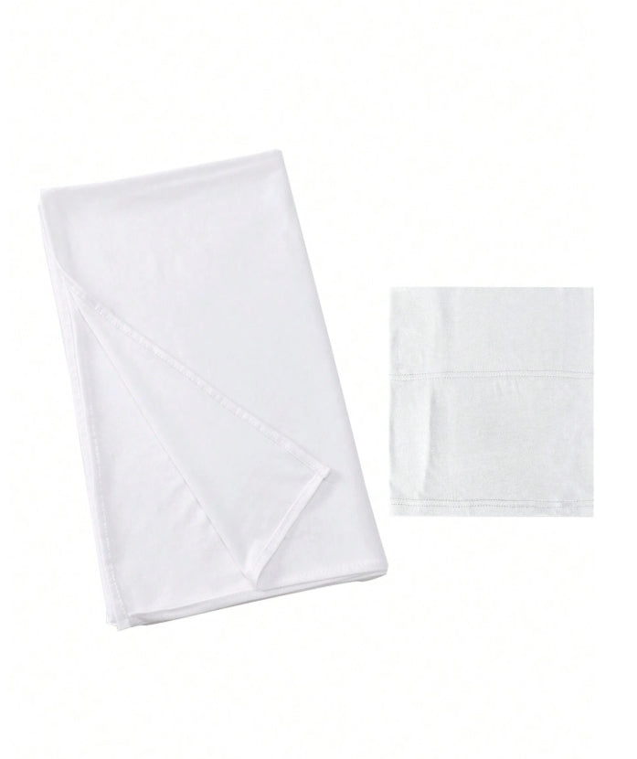 Matching Premium Jersey Hijab Set -  WHITE