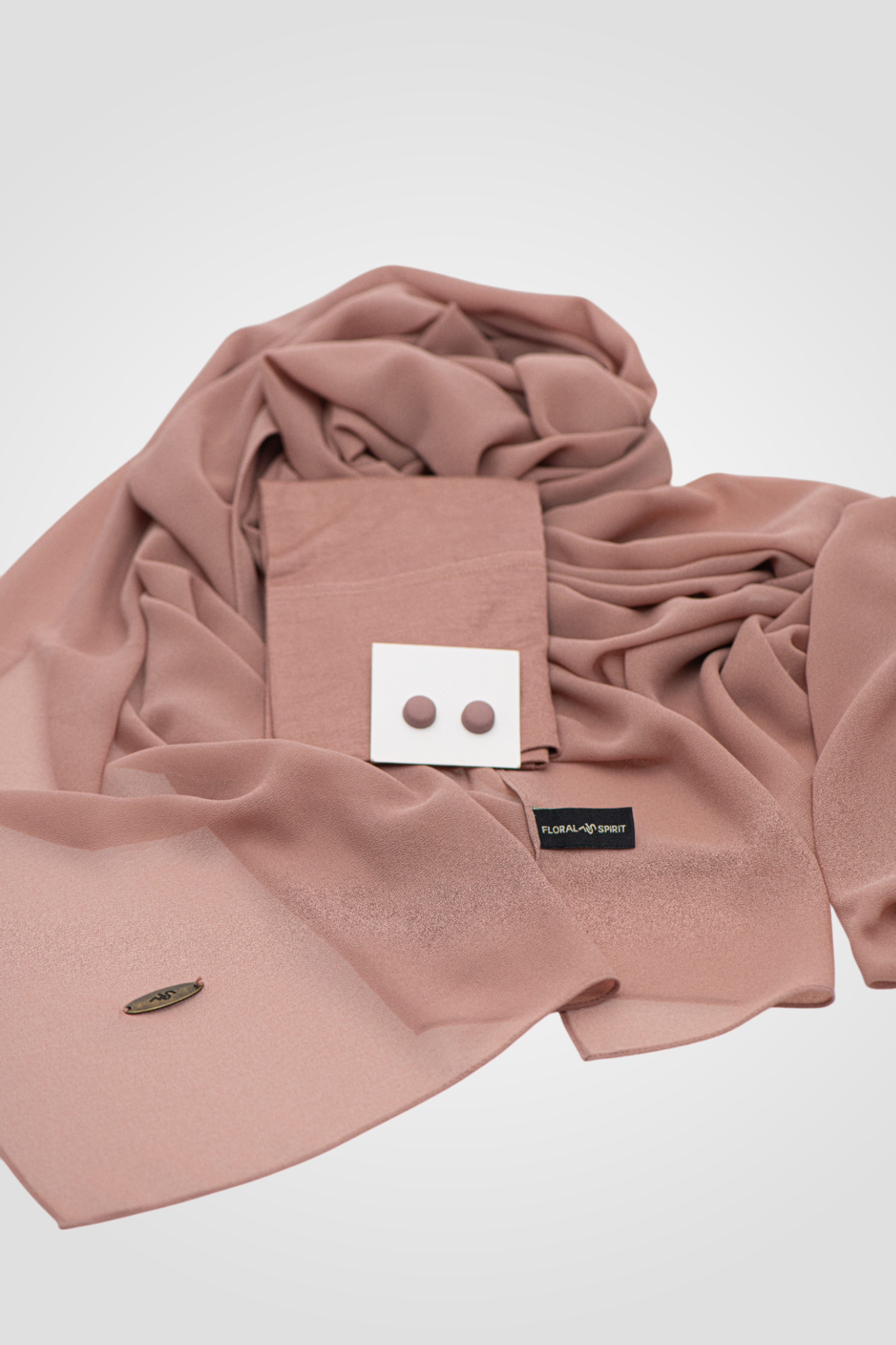 Chiffon Hijab  - ROSY BROWN