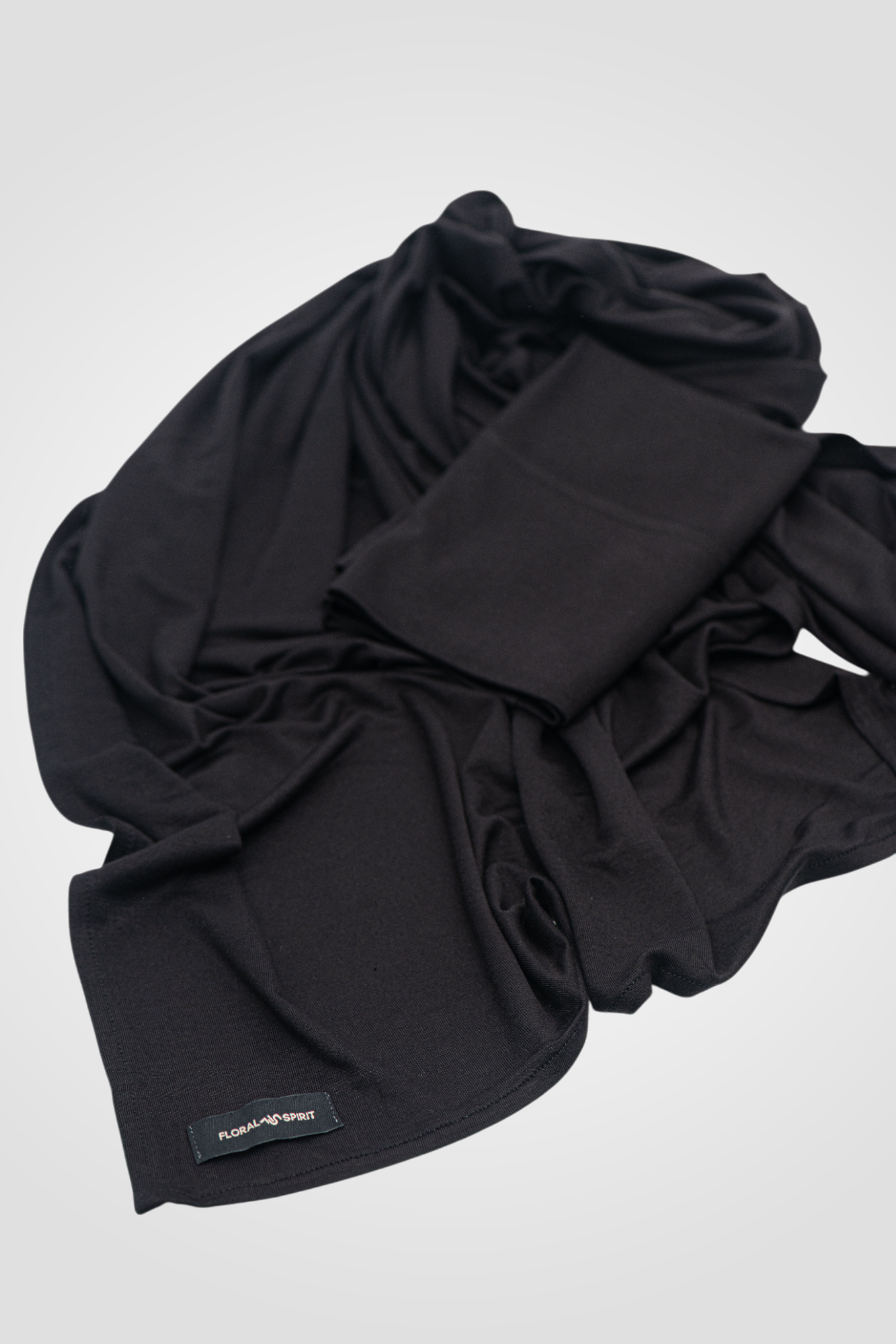 Premium Jersey Hijab - BLACK